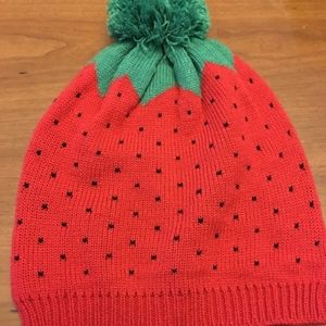 Torrid strawberry winter hat